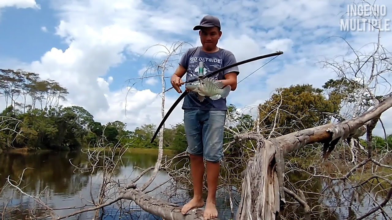 Como hacer arco en PVC para pesca y cacería / Homemade 