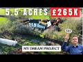 5.5 Acre Smallholding 4 Bed Farmhouse &amp; Barns £265K..My DREAM Project