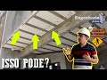 Laje treliçada de ISOPOR ou CERÂMICA em balanço pode?