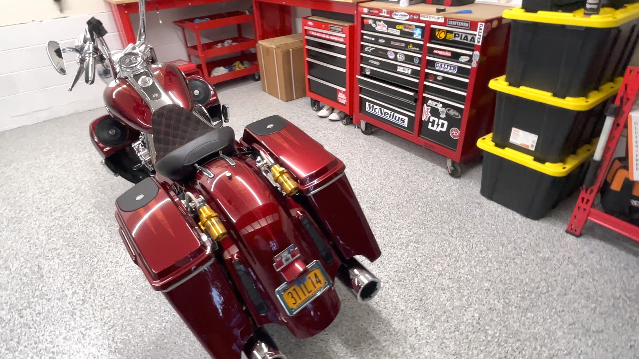 Harley Road King Ohlins Suspension PT. 4 YouTube