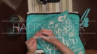 Chalk Couture - Happy Easter on Aiden 9x12 Chalk Board