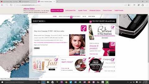 How to edit your eStore on your avon acct