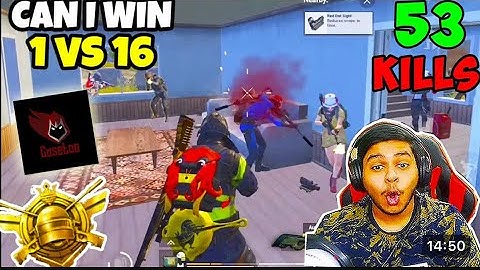 HIGHEST 53 KILLS WORLD RECORD IN BGMI INDIA BY CASETOO BEST MOMENTS