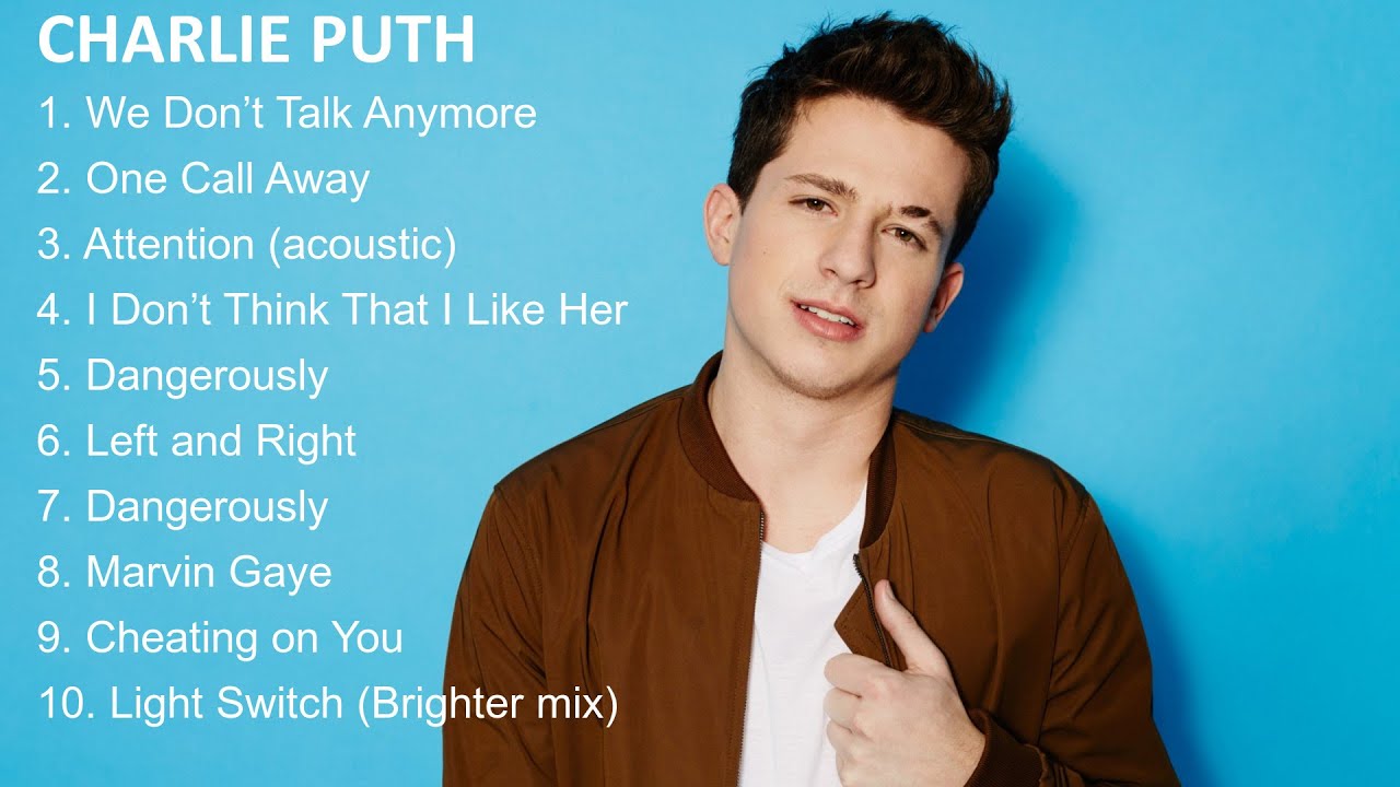 Charlie Puth Top 10 Best Songs - Greatest Hits - Full Album - YouTube
