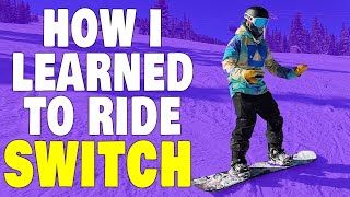 How I learned to Snowboard SWITCH the easy way...