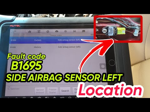 Toyota Airbag Sensor Assembly Location