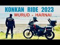 Konkan ride  day 3  murud to harnai with goriders trending viral viralforyou