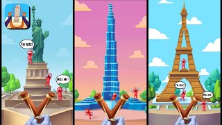 Slingshot Smash Shooting Range - Android (Gameplay) screenshot 1