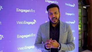 Getting Candid with Aniketh Jain (Kaleyra) at EngageMint 2018, Bangalore
