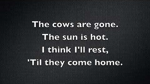 Wake Up You Lazy Bones