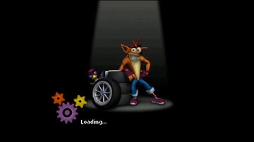 Crash Tag Team Racing - Loading Screen  - All Farts/Burps