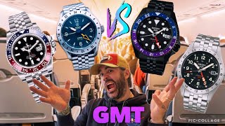 Rolex VS Seiko VS Microbrand VS Seiko - GMT Comparison (PART 1)