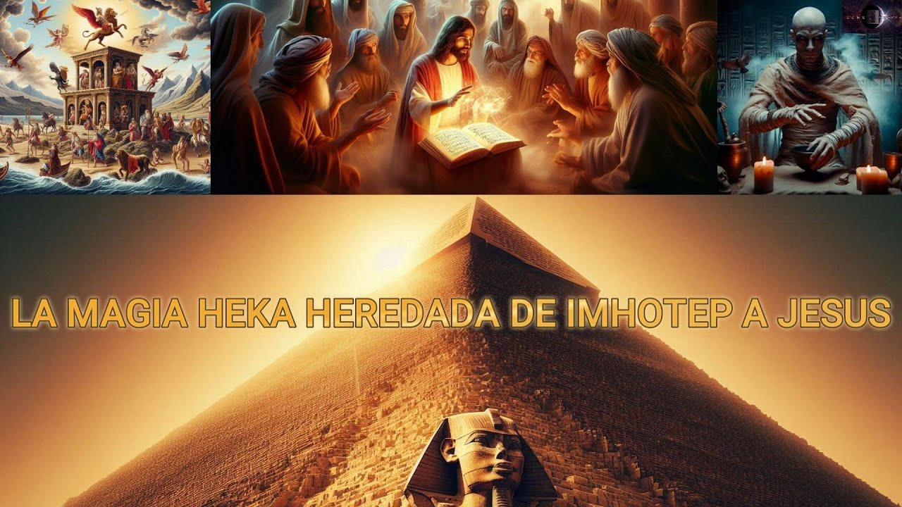 La Magia Heka heredada de Imhotep a Jesús de Nazaret