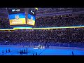 Ukrainian National Anthem, prior to the San Jose Sharks game vs Nashville Preditors.