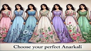"✨ Stunning Floral Anarkali Dress for a Glamorous Look 🌸 | Perfect Summer Outfit ☀️" screenshot 5