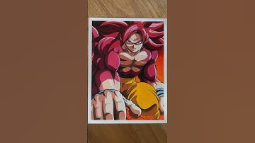 Goku ssj4 from from Dragon Ball Daima Drawing #ssj4 #dragonballdaima #shorts