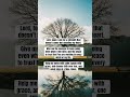 Prayer for quiet strength.