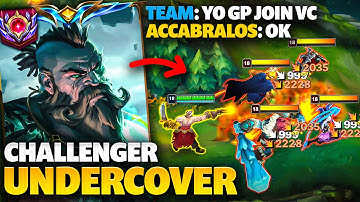 I WENT UNDERCOVER AND CARRIED HIGH ELO WITH VOICE COMMS