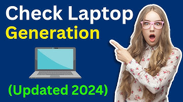 How To Check Generation Of Laptop | Check Processor Generation | Check Laptop Generation (Quickly)