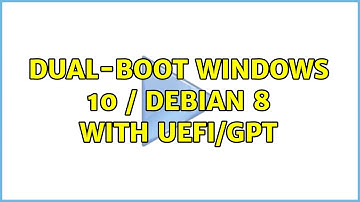 Dual-boot Windows 10 / Debian 8 with UEFI/GPT