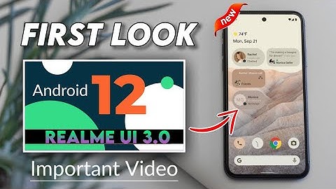 Realme UI 3.0 Android 12 First Look | Android 12 Update | Realme UI 3.0 Update | Atul Tech Bazaar