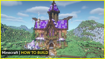 Minecraft How to Build a Fantasy Library (Tutorial)
