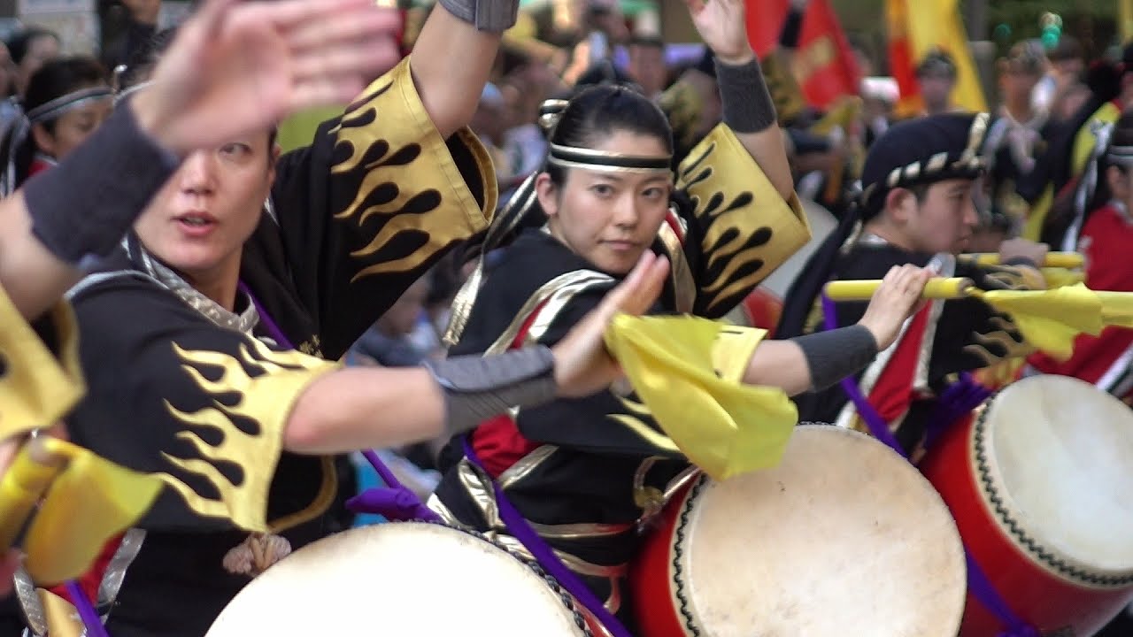 昇龍祭太鼓 ダイナミック琉球 新宿エイサーまつり16 Youtube