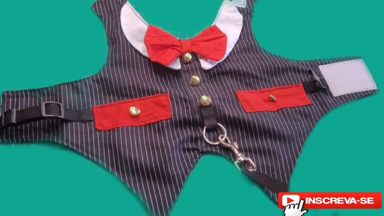 Colete social com guia pet