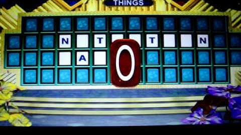 Wheel of Fortune 2nd Edition PC Run Game 29 Part 1