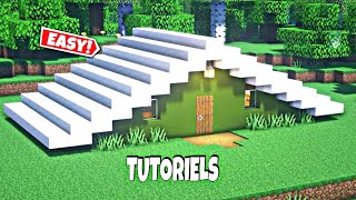 Minecraft How to build a modern house:tutorial simple