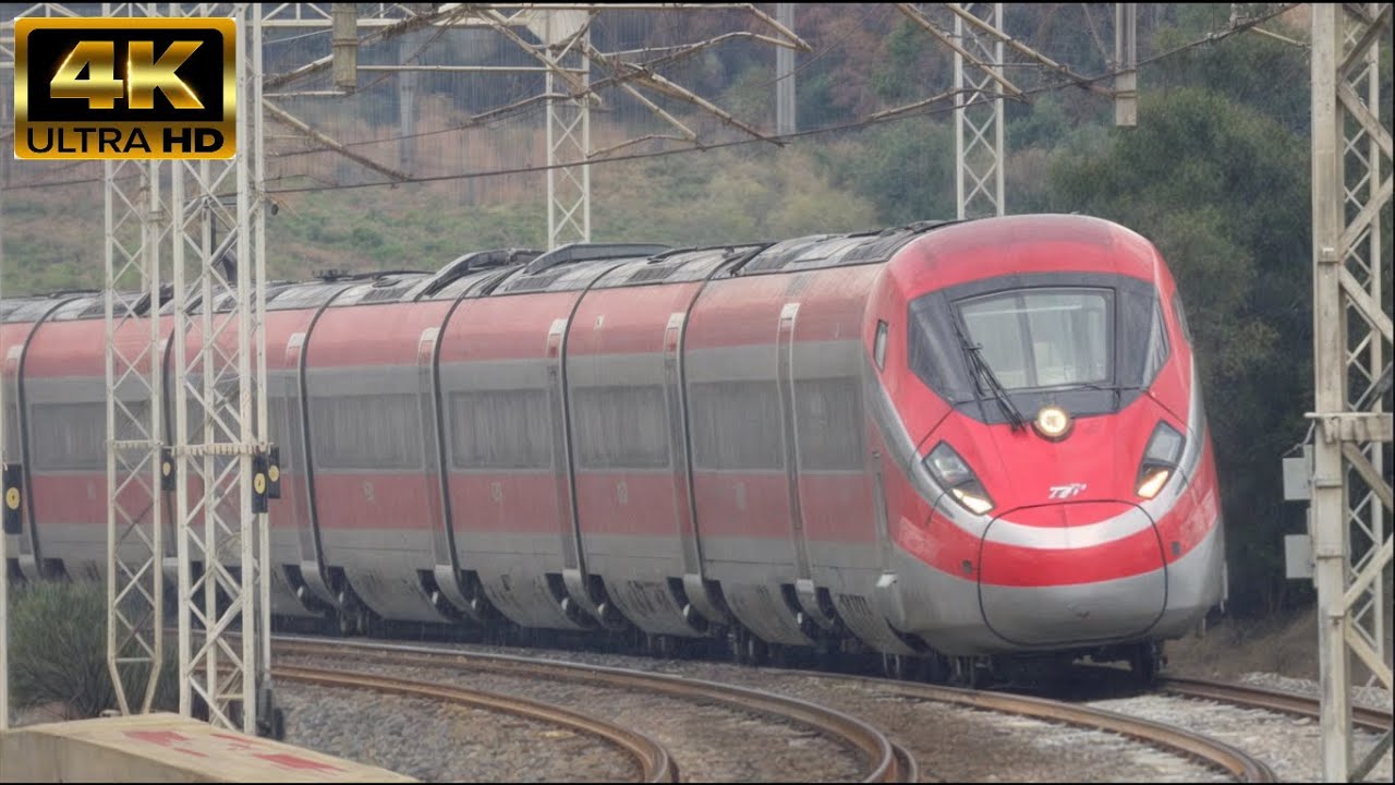 Скорые поезда в Италии - Frecciarossa, Frecciarossa 1000, Italo и Intercity со скоростью 250 км/ч.
