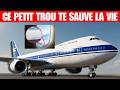 Pourquoi les hublots des avions ont-ils un PETIT TROU en bas ?