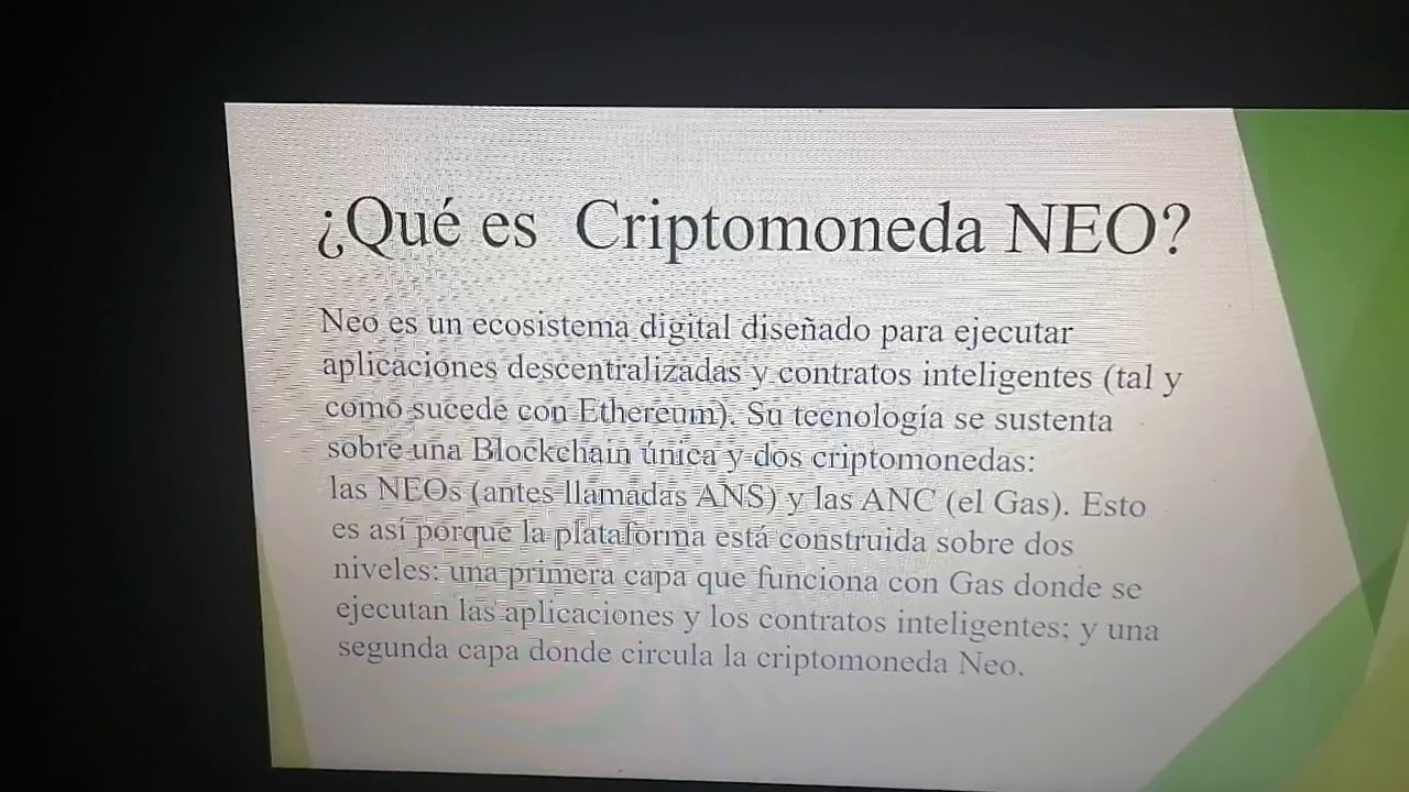 Criptomoneda NEO