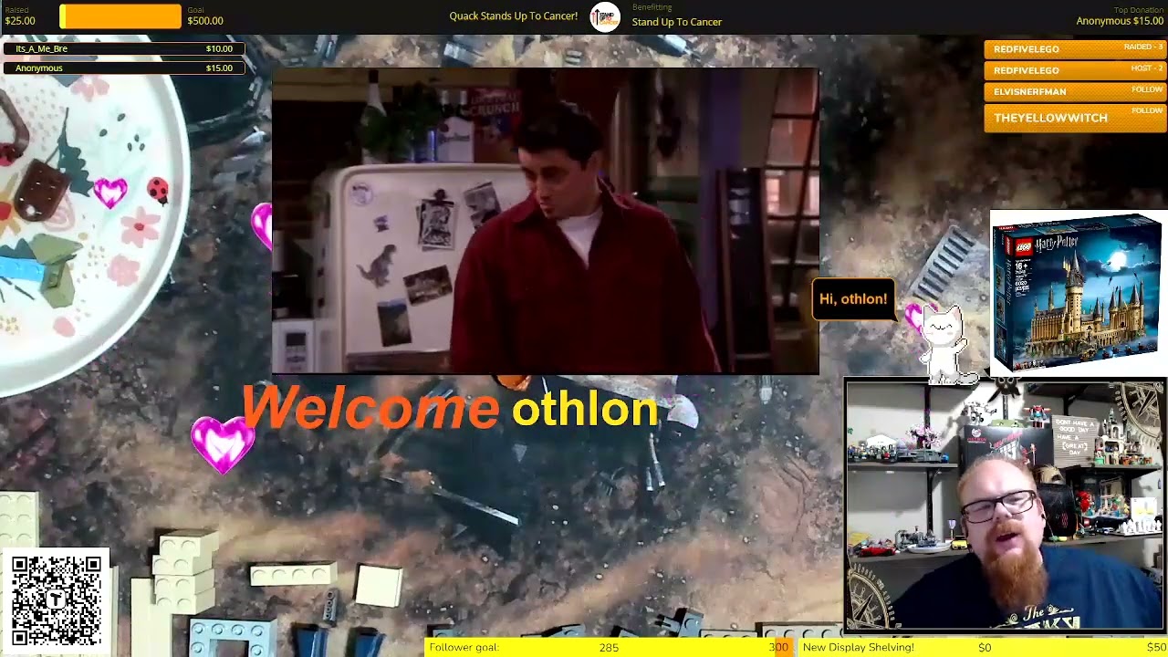 Stand Up To Cancer Charity Stream! !su2c !donogoals  1