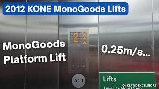 Platform Lift Speed 2012 Kone Monogoods Lifts At Morrisons Birmingham