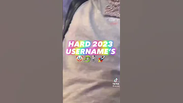 Hard Usernames 