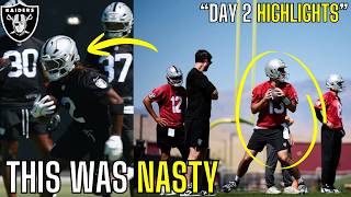 The Las Vegas Raiders Day 2 MINICAMP Feels DIFFERENT ALREADY... | Kirk Cousins, Fernando Mendoza |