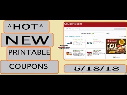 *HOT* New Printable Coupons!- 5/13/18