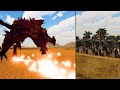 SMAUG Invaded City Defended By Elfs - Ultimate Epic Battle Simulator 2