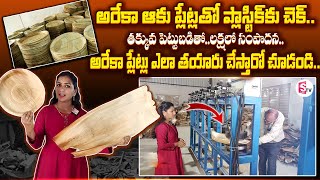 Areca Leaf Plates Manufacturing Business || Low Investment High Profit || Areca Leaf Plates Making