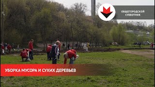 НОВОСТИ УДМУРТИИ | От мусора и сухих деревьев очистили набережную пруда в Ижевске