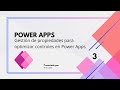 Gestión de propiedades para optimizar controles en Power Apps