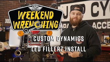 Custom Dynamics ProBEAM Fillerz Saddlebag Support LED Install