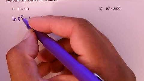 MATH 1113 Section 4.4 Exponential and Logarithmic Equations Spring 2020