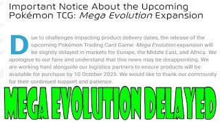 MEGA EVOLUTIONS DELAY!!! OFFICAL STATEMENT FROM POKEMON!!!
