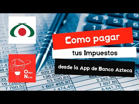 Como PAGAR tus IMPUESTOS desde la aplicacion de BANCO AZTECA.Paga tus IMPUESTOS BANCO AZTECA movil