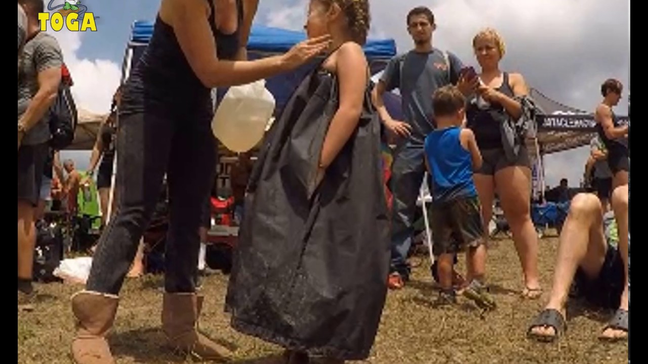 Everybody Wanted To Try THE SHOWER TOGA! YouTube