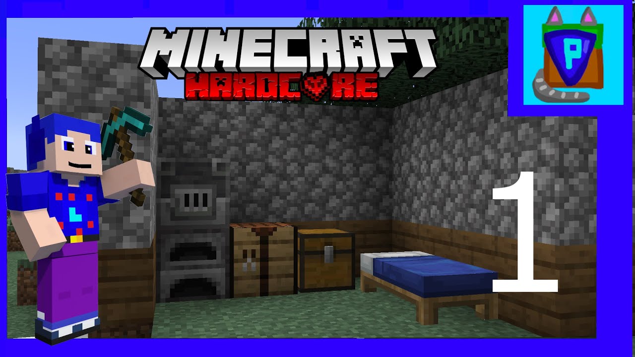 I started a Minecraft HARDCORE World! - Episode 1 - YouTube
