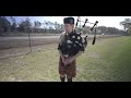 Bagpipe competition reel for jacksonville