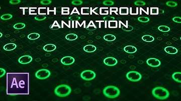 Technology Background Animation in After Effects | After Effects Tutorial